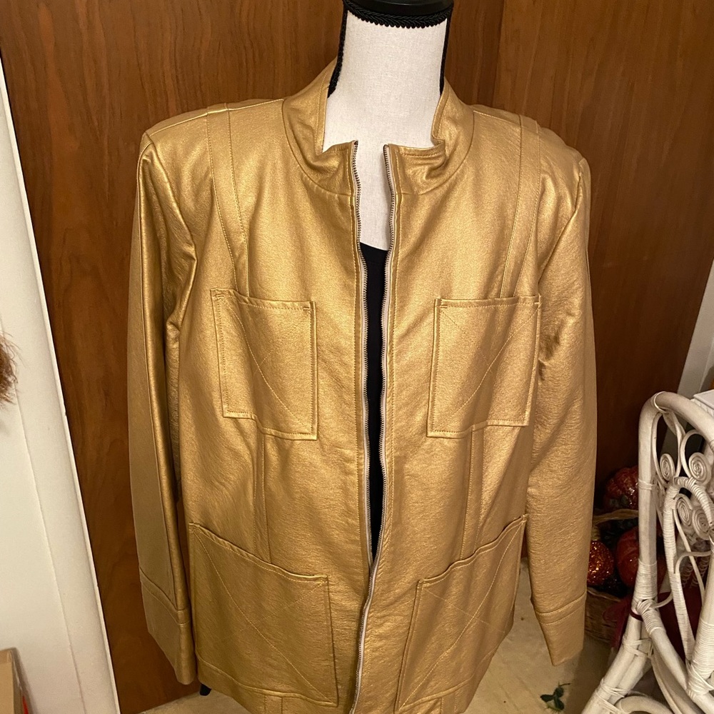 Women’s - Marc Bouwer Gold Jacket, Size 1X